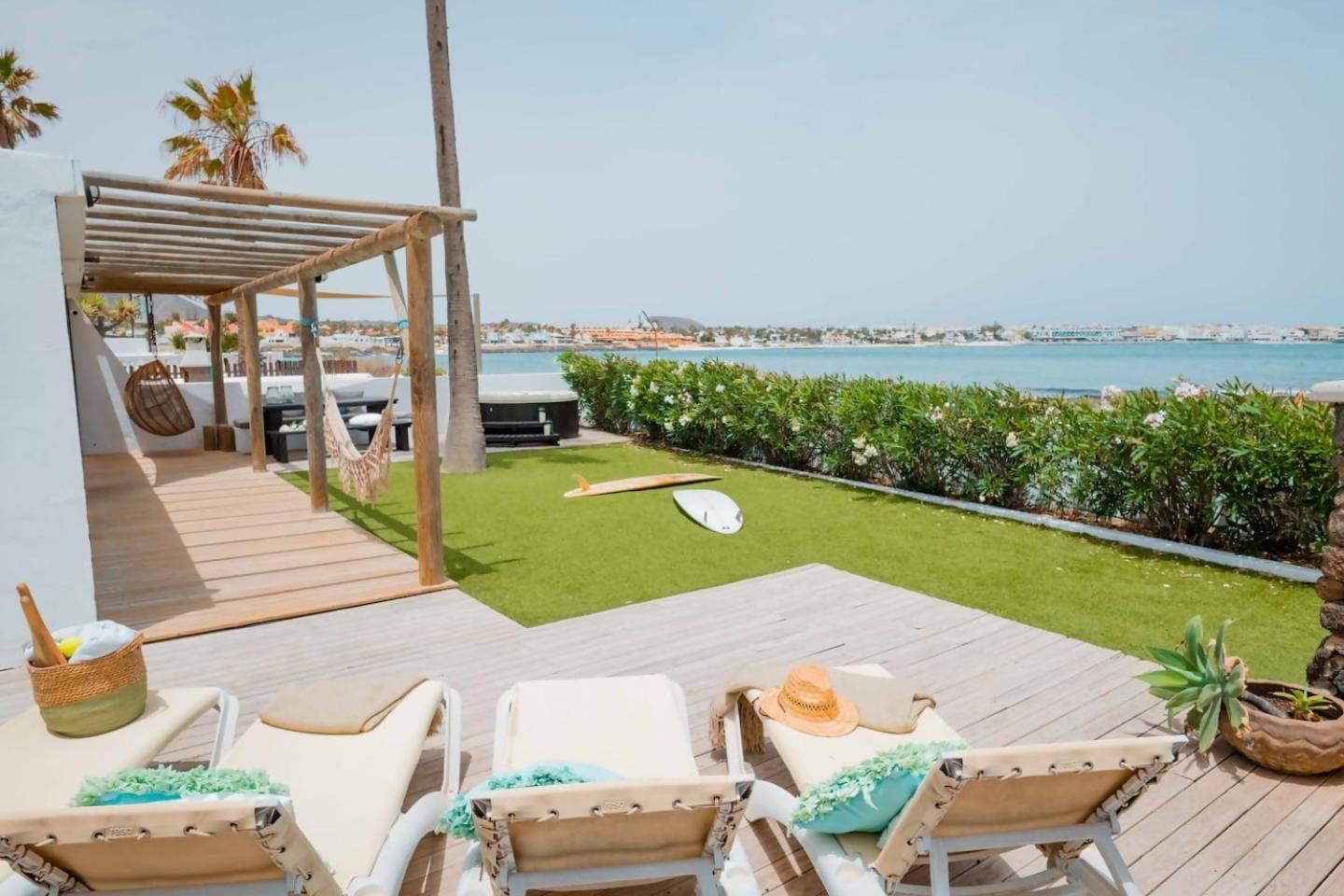 Villa Maluhia Frente Al Mar Y Jacuzzi Corralejo Exteriör bild